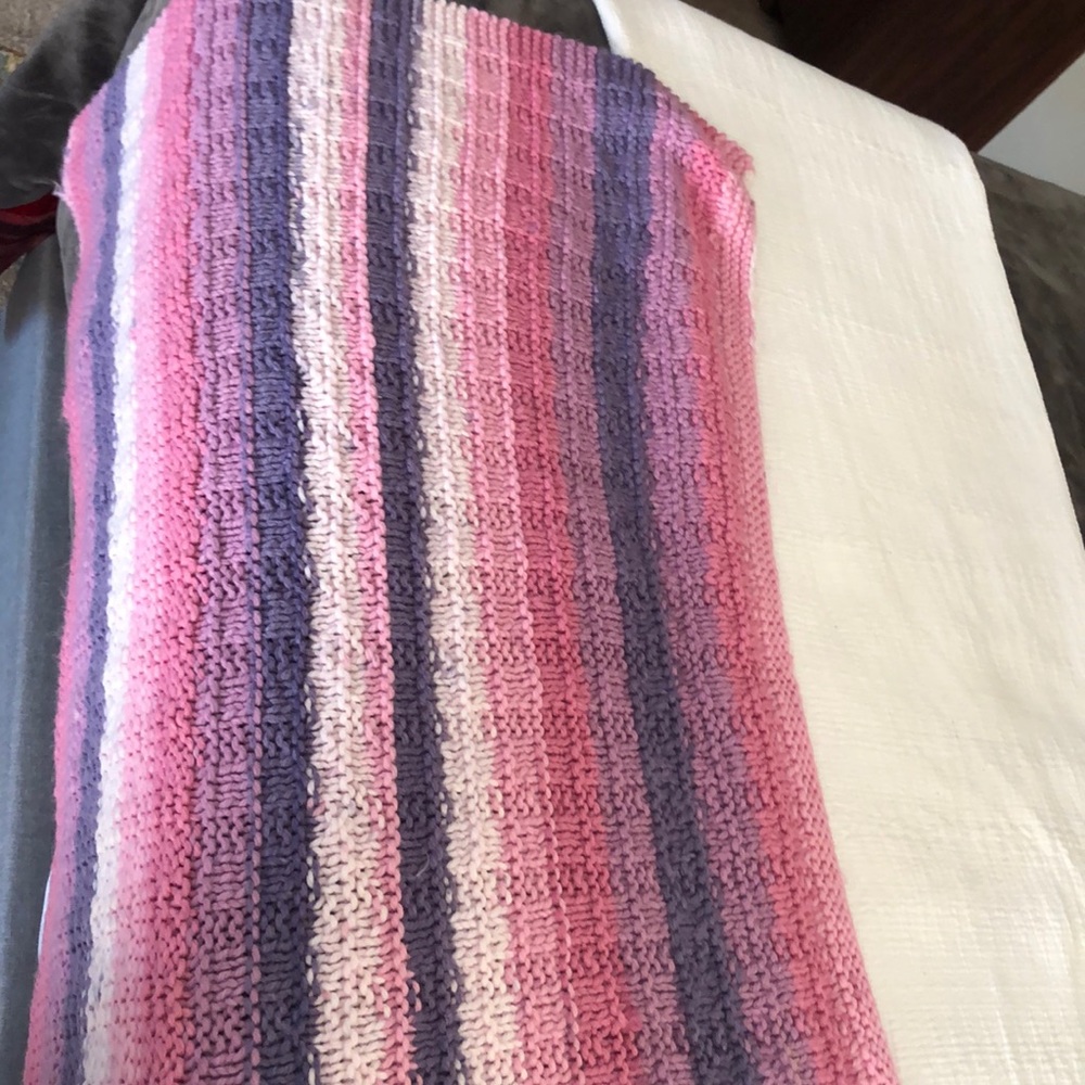 Baby knitted blanket